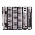 ست پیچ‌گوشتی Precision ۱۲۸-in-1 با فولاد کروم-وانادیوم و قابلیت مگنتیک – جعبه ابزار حرفه‌ای تعمیرات - تصویر 7