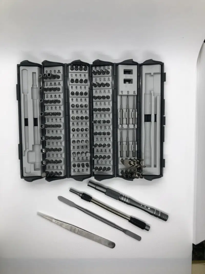 ست پیچ‌گوشتی Precision ۱۲۸-in-1 با فولاد کروم-وانادیوم و قابلیت مگنتیک – جعبه ابزار حرفه‌ای تعمیرات - تصویر 6