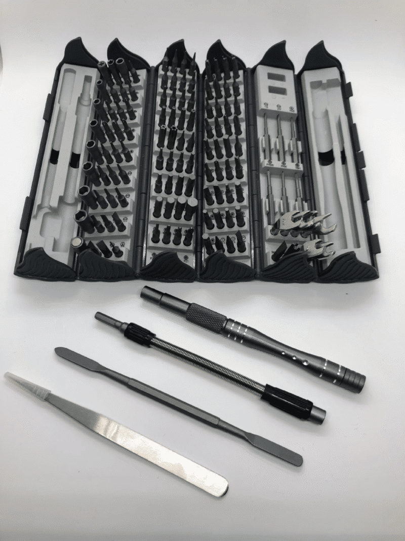 ست پیچ‌گوشتی Precision ۱۲۸-in-1 با فولاد کروم-وانادیوم و قابلیت مگنتیک – جعبه ابزار حرفه‌ای تعمیرات - تصویر 5
