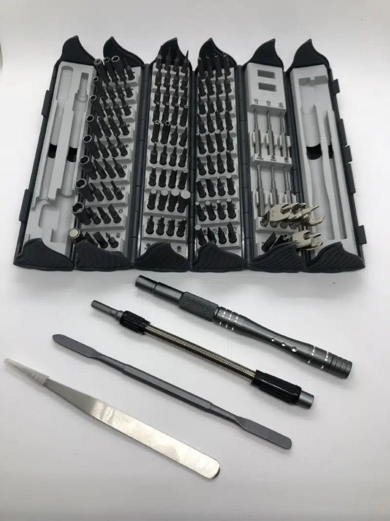 ست پیچ‌گوشتی Precision ۱۲۸-in-1 با فولاد کروم-وانادیوم و قابلیت مگنتیک – جعبه ابزار حرفه‌ای تعمیرات - تصویر 5