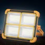 چراغ پروژکتوری شارژی مغناطیسی Portable ضدآب مناسب فضای باز و حیاط - تصویر 4