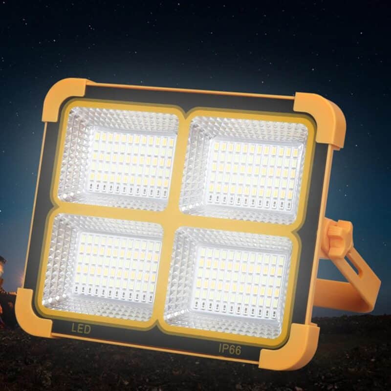 چراغ پروژکتوری شارژی مغناطیسی Portable ضدآب مناسب فضای باز و حیاط - تصویر 4