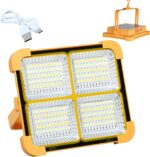 چراغ پروژکتوری شارژی مغناطیسی Portable ضدآب مناسب فضای باز و حیاط - تصویر 2