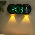 ساعت دیواری دیجیتال LED مدل YX-2808 نمایش دما و ریموت کنترل - تصویر 2