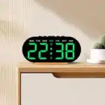 ساعت رومیزی دیجیتال چندکاره LED با نمایشگر دما و تقویم مدل GH-9003 - تصویر 2