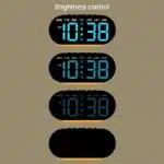 ساعت رومیزی دیجیتال چندکاره LED با نمایشگر دما و تقویم مدل GH-9003 - تصویر 4