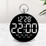ساعت دیجیتال LED مدل GH8029 با آلارم دوگانه و نمایش تاریخ - تصویر 3