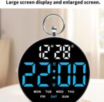 ساعت دیجیتال LED مدل GH8029 با آلارم دوگانه و نمایش تاریخ - تصویر 4
