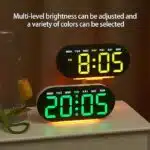 ساعت رومیزی دیجیتال چندکاره LED با نمایشگر دما و تقویم مدل GH-9003 - تصویر 3
