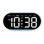 ساعت رومیزی دیجیتال چندکاره LED با نمایشگر دما و تقویم مدل GH-8035