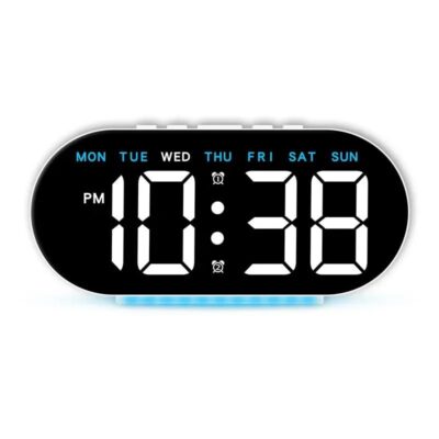 ساعت رومیزی دیجیتال چندکاره LED با نمایشگر دما و تقویم مدل GH-8035