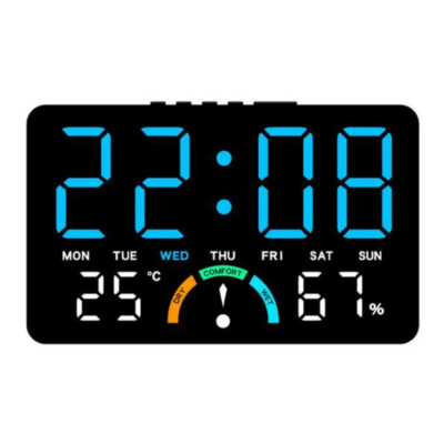 ساعت دیجیتال LED رومیزی و دیواری مدل GH9007