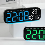 ساعت رومیزی دیجیتال LED مدل GH9015 با نمایش دما - تصویر 3