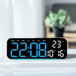 ساعت رومیزی دیجیتال LED مدل GH9015 با نمایش دما - تصویر 2