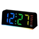 ساعت دیجیتال LED رومیزی مدل 0739 RGB