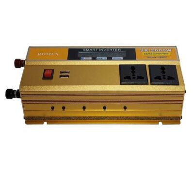 اینورتر شبه سینوسی هوشمند 2000 وات اتومات 12/24 ولت ROMEX مدل SR-2000W