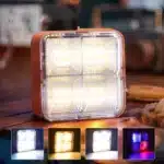چراغ سیلابی LED خورشیدی آویز Solar Light مدل KC-SCP011 - تصویر 3
