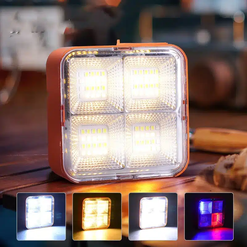 چراغ سیلابی LED خورشیدی آویز Solar Light مدل KC-SCP011 - تصویر 3
